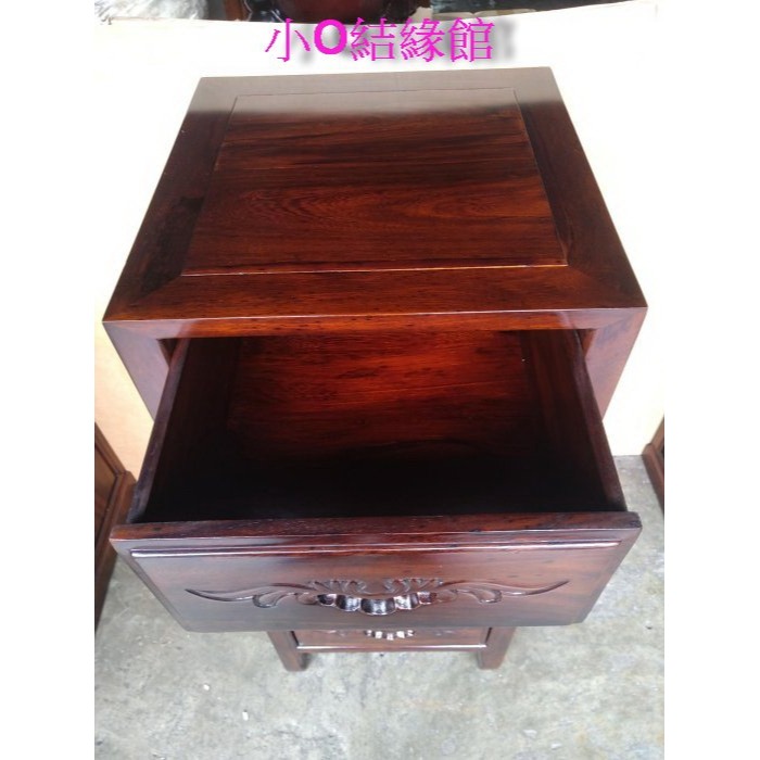 小o結緣館仿古傢俱.........四抽文件櫃.收納櫃.邊櫃.角落櫃(雞翅木)45x45x106-細節圖3