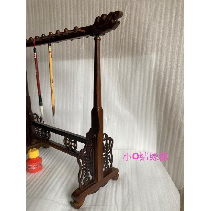 小o結緣館仿古傢俱............雞翅木精雕筆架.文昌筆架39x18x47-細節圖3