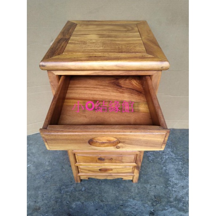 小o結緣館仿古傢俱..... 藤木迷你直六抽文件.收納櫃32x37x63-細節圖3