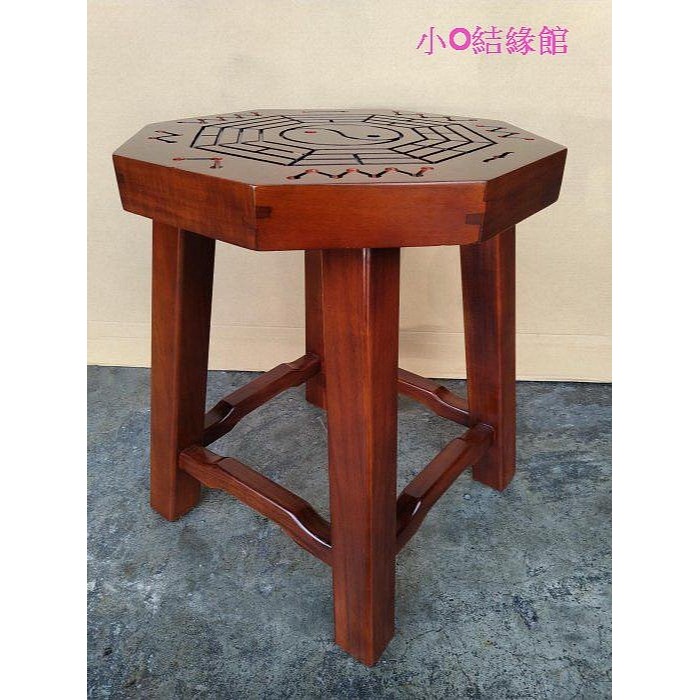 小o結緣館仿古傢俱......乩童椅.八卦椅.神明乩身專用40x40x48-細節圖4
