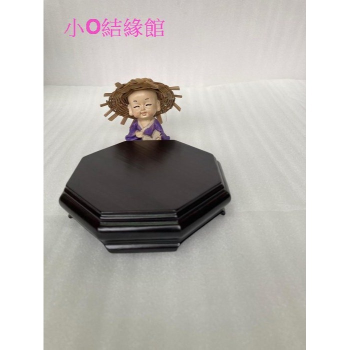 小o結緣館仿古傢俱.............八角底座(黑檀木)12x12x3.5-細節圖2