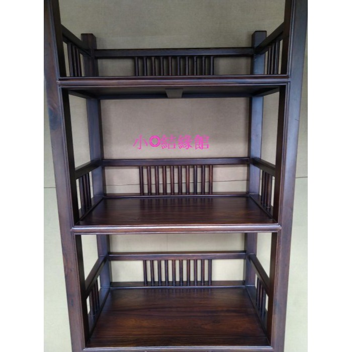 小o結緣館仿古傢俱....八抽三層書架.收納櫃.擺飾架.藝品架68x38x176-細節圖3