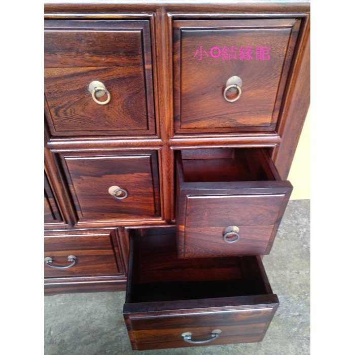 小o結緣館仿古傢俱....八抽三層書架.收納櫃.擺飾架.藝品架68x38x176-細節圖4