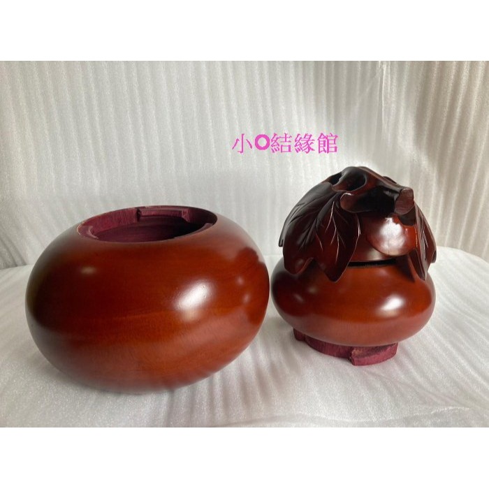 小o結緣館仿古傢俱.............超大葫蘆撲滿.存錢筒(紅木)22x22x27-細節圖3