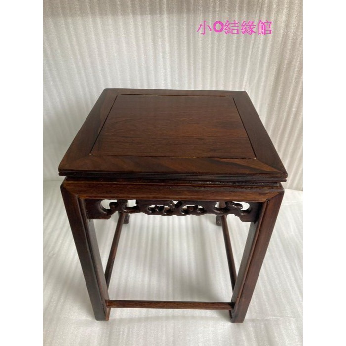 小o結緣館仿古傢俱..四方高款底座.神尊座.佛像座.木雕.石雕.神尊.茶壺(雞翅木)-細節圖3