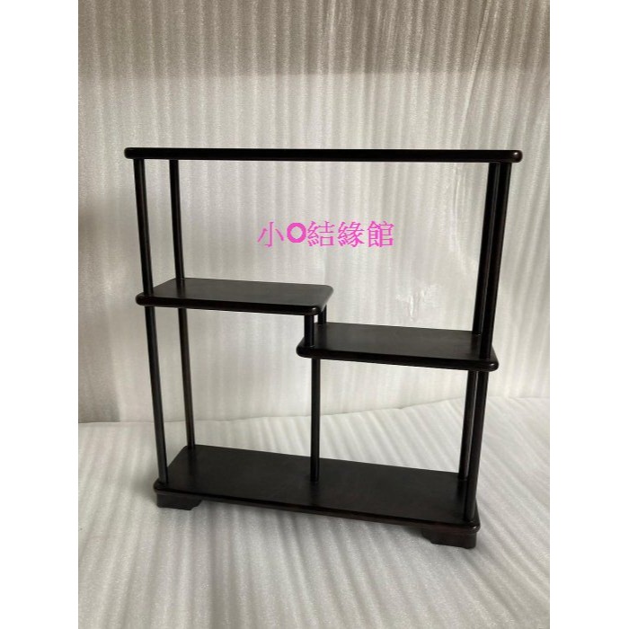 小o結緣館仿古傢俱............頂級黑檀木.小品架.多寶格-細節圖3