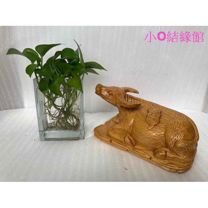小o結緣館仿古家具…水牛.臥牛.台灣精神(越南檜木)22x12x12.5-細節圖2
