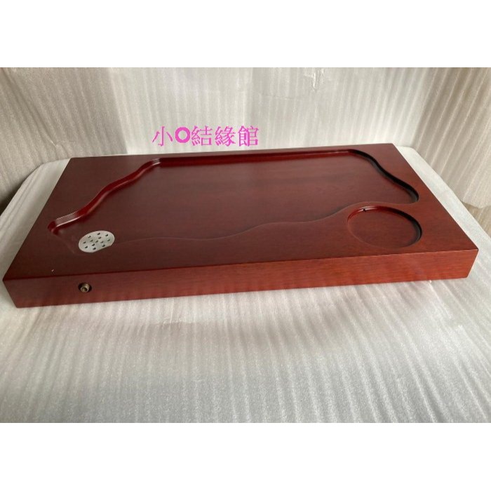 小o結緣館仿古家具................花梨木茶盤(台灣款)54x29.5x4.5-細節圖3