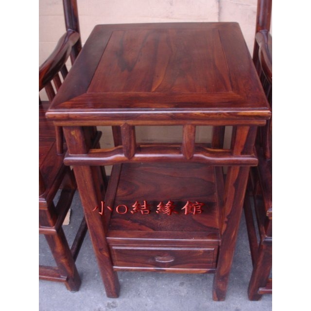 小o結緣館仿古家具..官帽椅(三件組).明式椅.辦公桌椅.休閒椅(雞翅木)-細節圖3