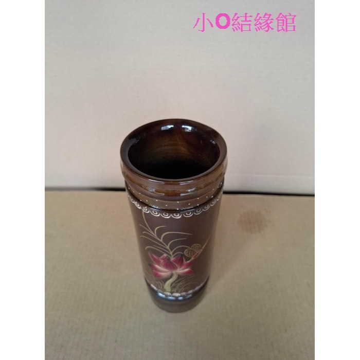 小o結緣館仿古傢俱.....招財進寶＇＇手工雕刻＇＇香筒8x8x23-細節圖4
