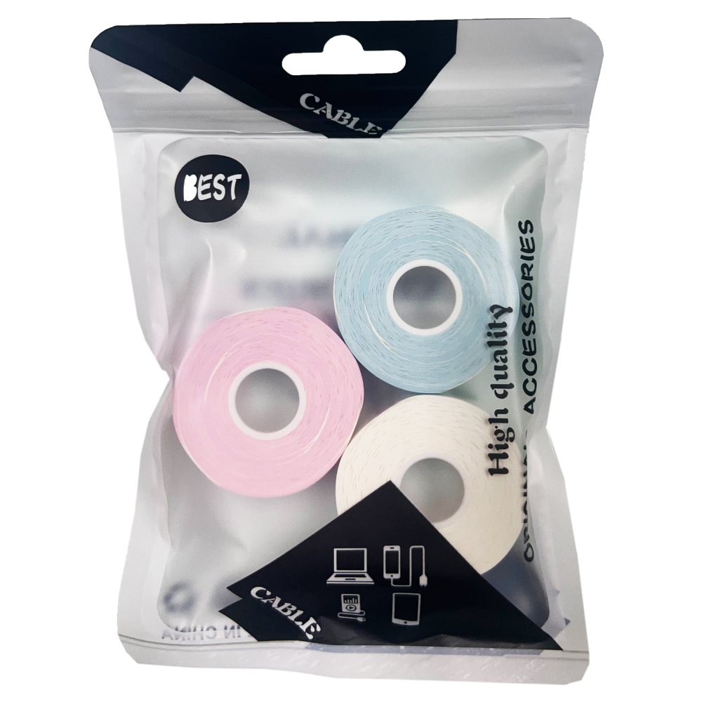 藍白粉3色混搭(3色各1卷【不含主機】)