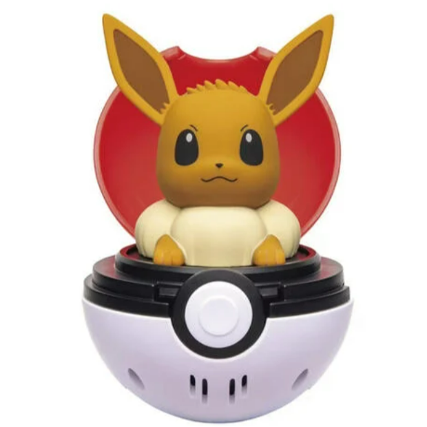《普雷伊》日本空運 Pokemon 精靈寶可夢 彈彈有聲精靈球-伊布 日本寶可夢中心-細節圖2