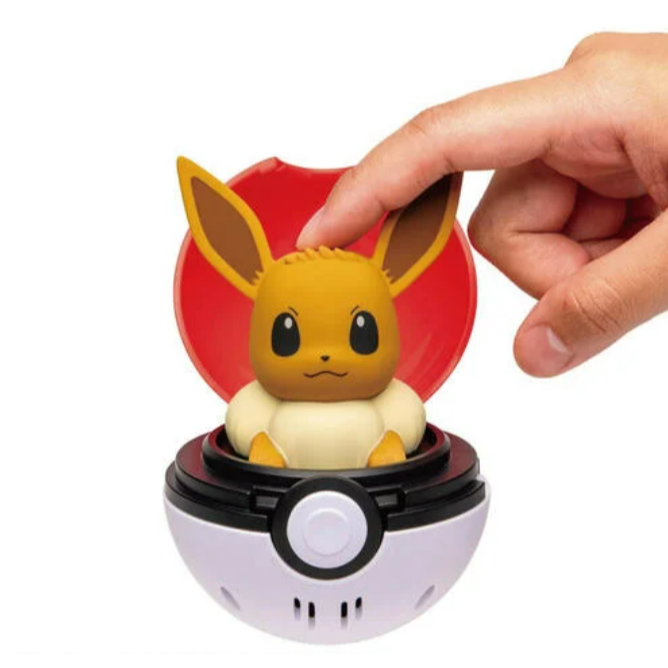 《普雷伊》日本空運 Pokemon 精靈寶可夢 彈彈有聲精靈球-伊布 日本寶可夢中心-細節圖3