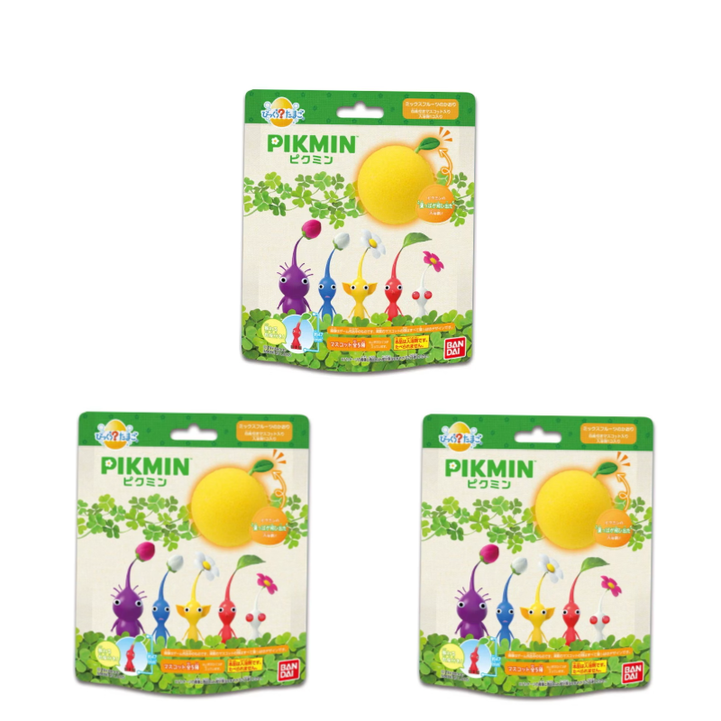 《普雷伊》Nintendo 任天堂小物-皮克敏入浴球Vol.1 (泡澡球) 沐浴球-規格圖2