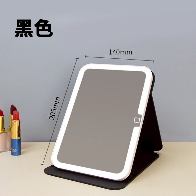 LED折疊化妝鏡 化妝鏡 美妝鏡 梳妝鏡 桌上化妝鏡 LED化妝鏡 鏡子 補光化妝鏡 可攜帶式LED化妝鏡-規格圖10