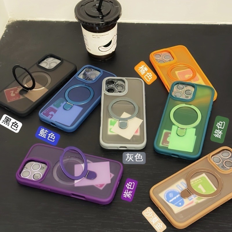 iPhone 17 16 15 14 13 12 11 磁吸無線充手機殼 磁吸殼 手機架 手機支架 防摔殼 手機殼-細節圖8