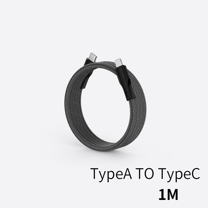 磁吸收納快充線 充電線 數據線 傳輸線 編織線 磁吸線 快充線 磁吸收納編織防纏繞快充線 安卓 蘋果 iPhone16-規格圖6