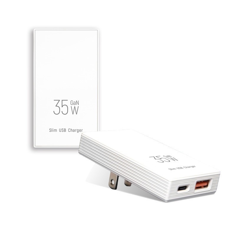 聖岡科技 35W氮化鎵 超薄USB-C+USB-A充電器 超薄型 充電器 充電頭 快充頭-規格圖8