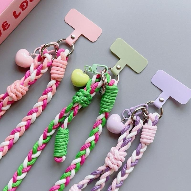 三股麻花編織斜背斜跨掛繩 長款斜挎繩 吊飾 脖繩 斜背掛繩 掛帶 手機掛繩 卡片掛繩 手機背繩斜背 撞色掛繩-細節圖8