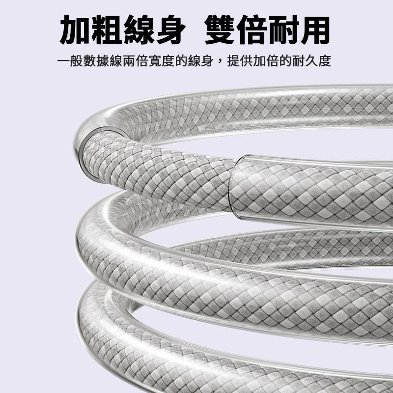 智能數顯快充線 數顯充電線 充電線 傳輸線 雙TypeC 快充線 支援100W數顯充電 適用蘋果 安卓系列-細節圖3
