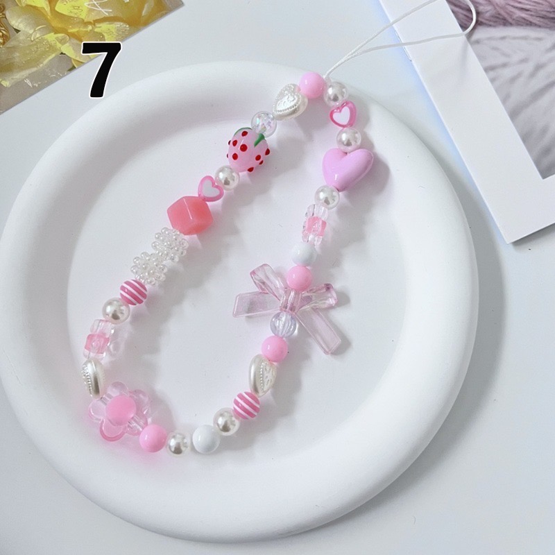 ins風甜爆款 手機掛繩 手機吊飾 短掛繩 手機鍊 掛繩手機殼 掛繩 吊飾 鑰匙圈吊飾 包包吊飾 相機吊飾 手鍊-規格圖9