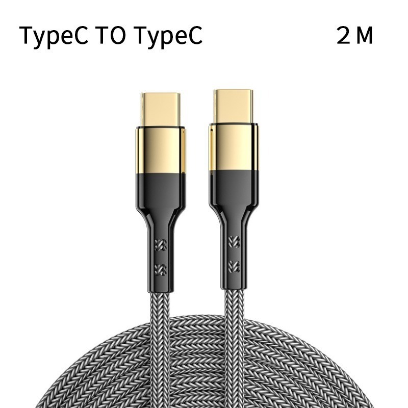 PD快充線 傳輸線 超導快充充電線 雙TypeC充電線 雙C 60W i15適用 C to L-規格圖8