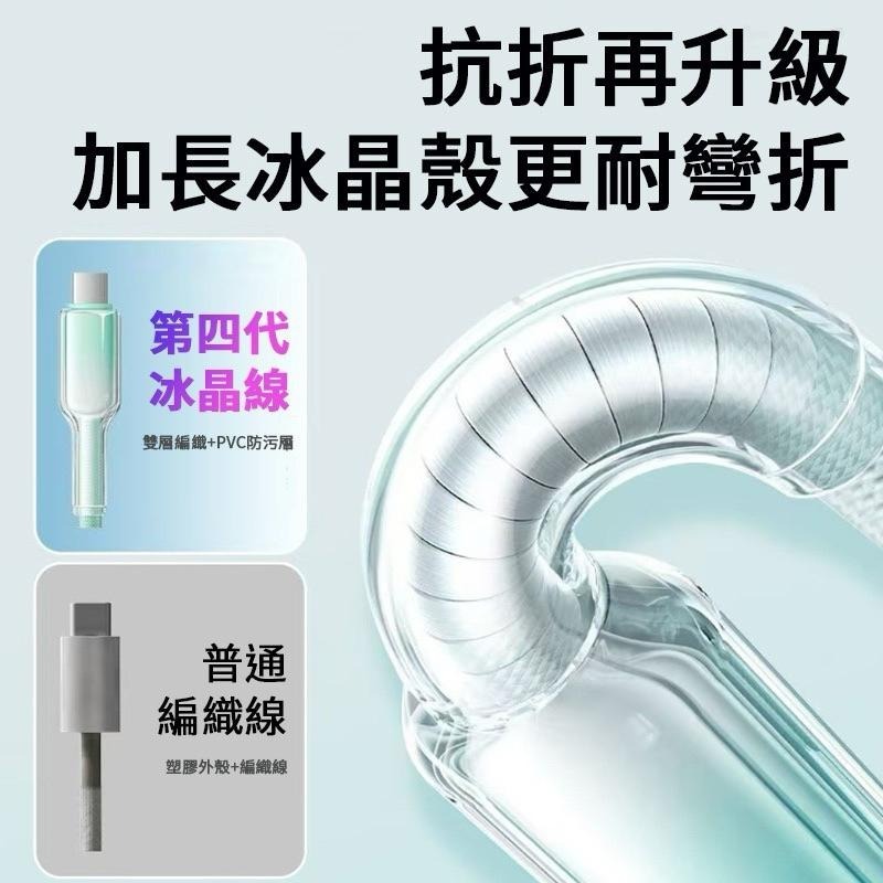 充電線 快充線 雙Type-C PD快充線 A to L 編織充電線 適用 蘋果 三星 OPPO SONY 小米 華碩-細節圖2