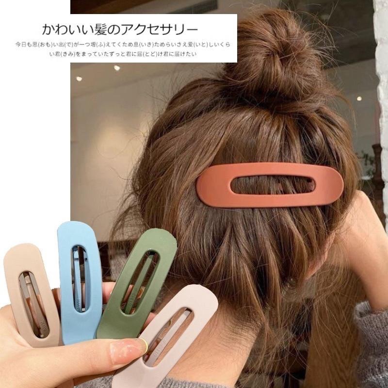 韓系髮夾 磨砂霧面髮夾 一字夾 鴨嘴夾 一字夾 邊夾 瀏海髮夾 可愛髮夾 髮飾 髮夾 邊夾-細節圖2