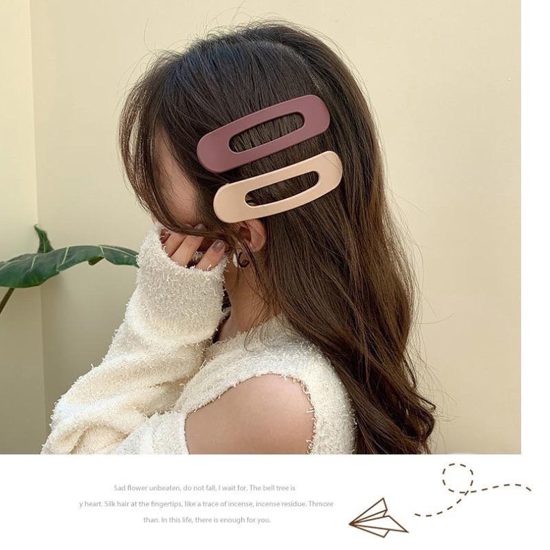 韓系髮夾 磨砂霧面髮夾 一字夾 鴨嘴夾 一字夾 邊夾 瀏海髮夾 可愛髮夾 髮飾 髮夾 邊夾-細節圖5