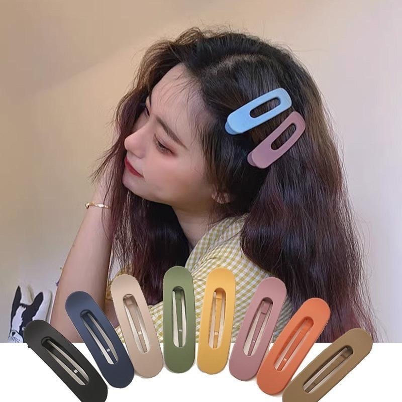 韓系髮夾 磨砂霧面髮夾 一字夾 鴨嘴夾 一字夾 邊夾 瀏海髮夾 可愛髮夾 髮飾 髮夾 邊夾-細節圖6