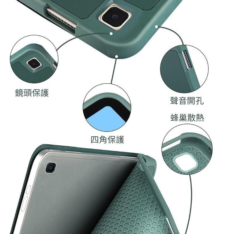 三星平板皮套 平板皮套 智能休眠 三折皮套保護殼 防摔 適用Galaxy Tab A8 A7 A7Lite S8 S7-細節圖5