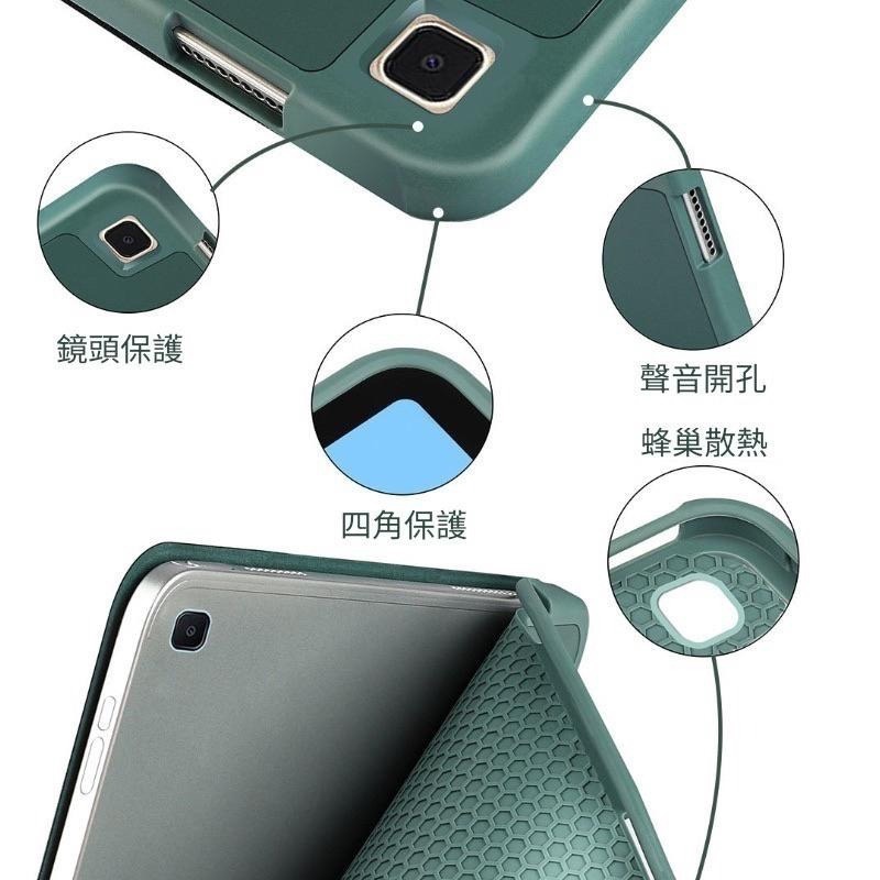 三星平板皮套 平板皮套 智能休眠 三折皮套保護殼 防摔 適用Galaxy Tab A8 A7 A7Lite S8 S7-細節圖5