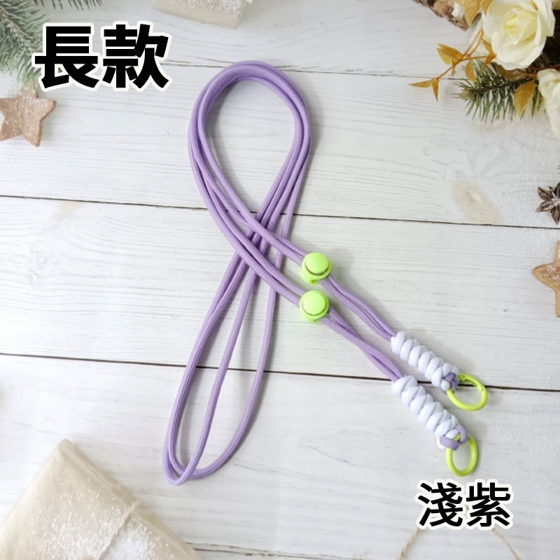 多功能撞色手機掛繩 雙勾手機掛繩 雙色編織手機掛繩 雙扣環斜背 卡片式掛繩 脖掛 側背 斜背 可調節吊繩 手腕掛繩-規格圖8