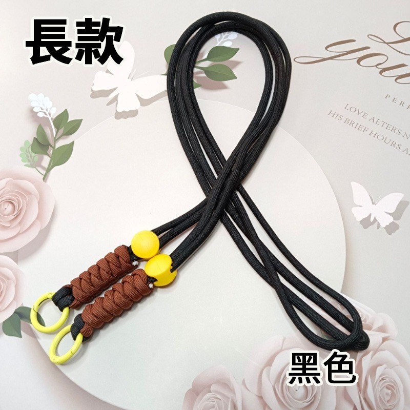 長款_黑色+透明扣環卡片