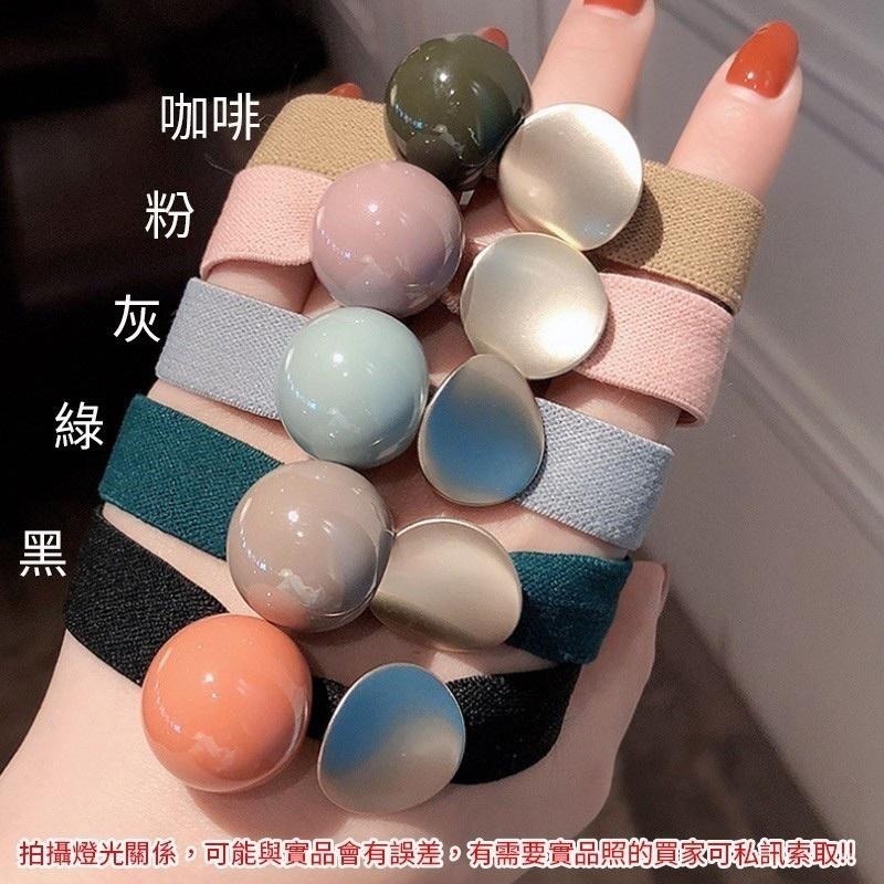 韓版 東大門 髮圈珍珠 水晶 髮束 髮圈 珍珠 糖果球 髮飾 扎馬尾 低馬尾 丸子頭 髮繩 彈力髮圈 橡皮圈 粗綁繩-細節圖6