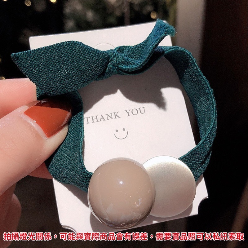 寬綁帶糖果球_綠色