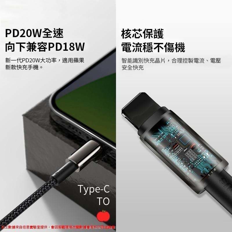 蘋果鎢金線 充電線 傳輸線 閃充線 快充線 PD充電線 C to L 蘋果充電線 USB to L-細節圖7