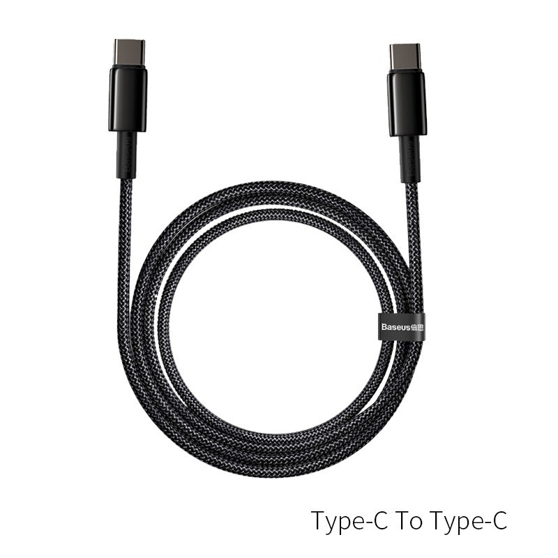 倍思鎢金 USB to TypeC 66W C to C 100W PD快充線 雙TypeC 充電線-規格圖7