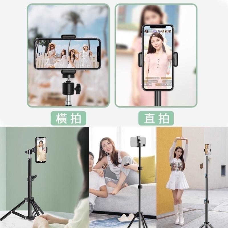 鋁合金自拍桿 直播支架 三腳架 超輕伸縮 相機三腳架 手機架 手機自拍架 自拍架 自拍桿 落地三腳自拍架 贈手機夾-細節圖6