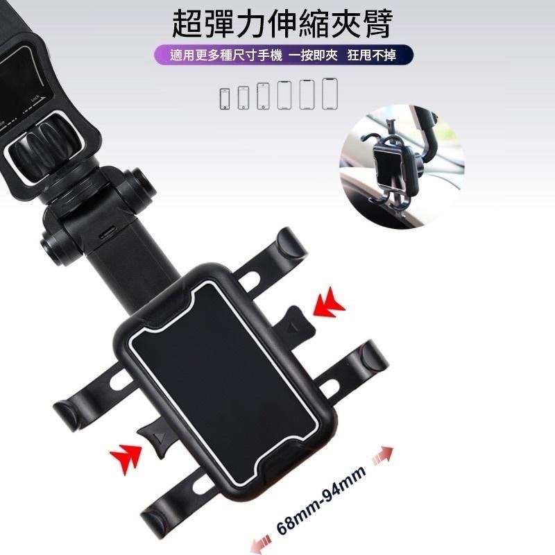 萬用後照鏡手機支架 多角度後照鏡手機 支架 桌夾 櫃夾 後視鏡 手機支架 車用手機支架 懶人支架 後座手機架 手機夾-細節圖5