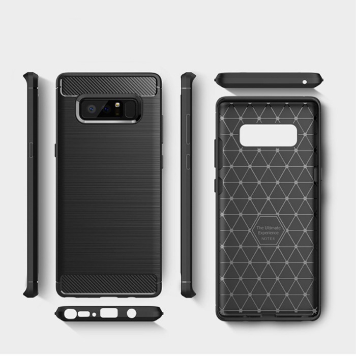 三星 NOTE 20 8 9 A71 A51 A50s A70 A52 A51 A53 防摔殼 碳纖維拉絲紋手機保護殼-細節圖6