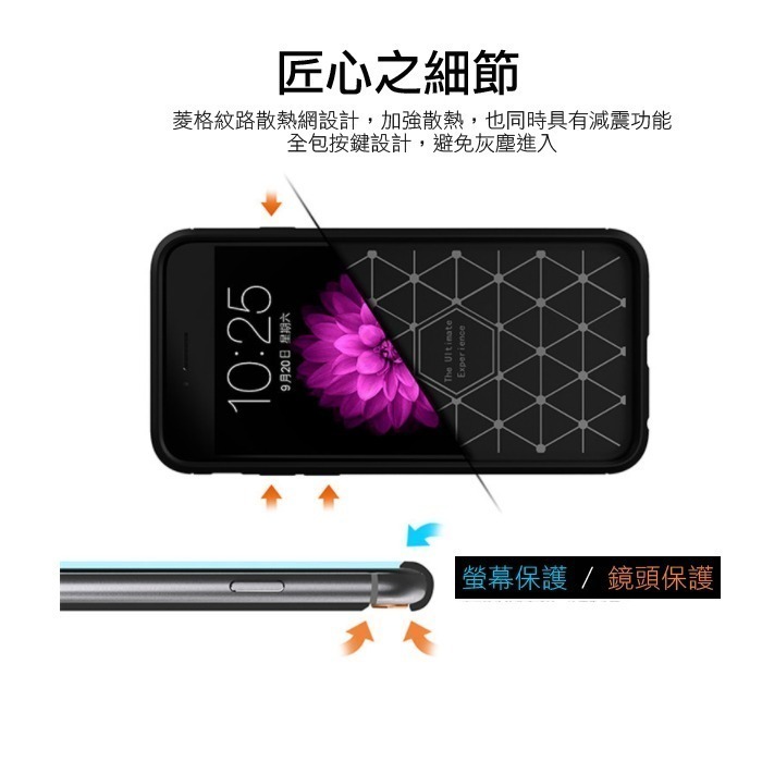 iPhone 17 16 15 14 Plus 13 12 Pro Max 手機殼 防摔殼 碳纖維紋 拉絲紋路保護殼-細節圖6