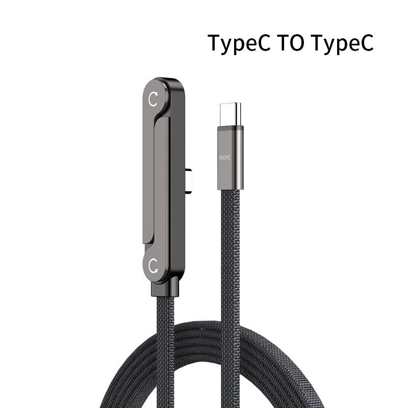 PD充電線 240W 支架充電線 TypeC彎頭充電線 編織線 PD27W快充線 充電線 彎頭折疊支架 手機支架充電線-規格圖8