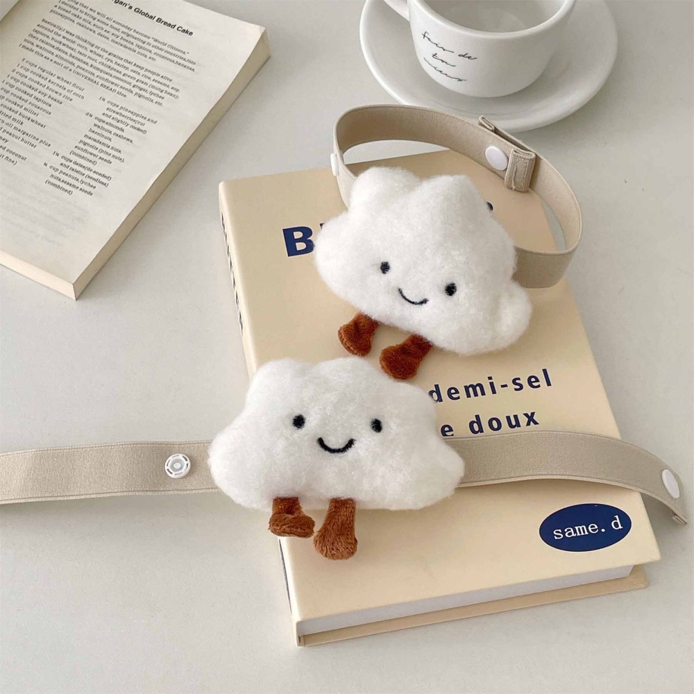 【可愛窗簾綁帶】雲朵造型  胖乎乎卡皮巴拉 窗簾扣｜療癒系窗簾束帶 綁窗神器 創意居家佈置(2入裝)-細節圖4