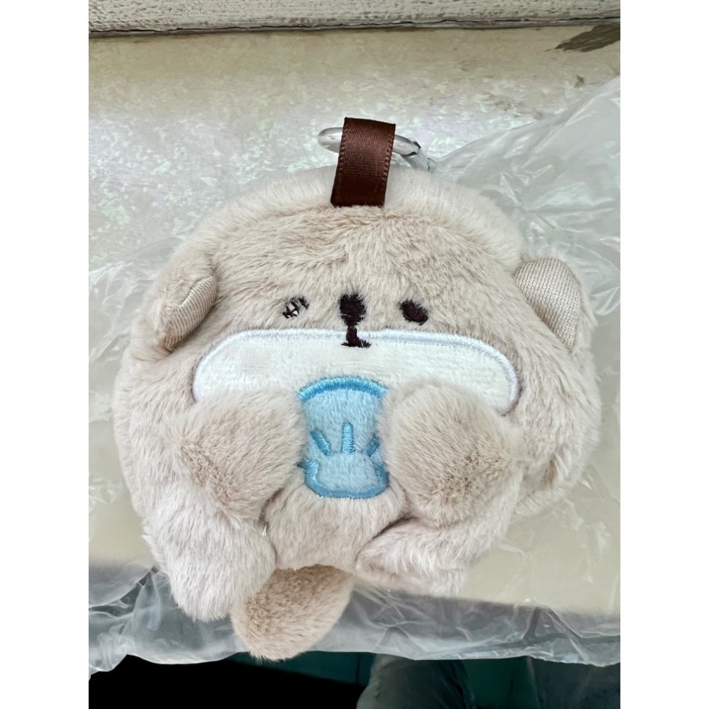 【可愛造型】企鵝/水獺絨毛零錢包 多功能卡包｜拉鍊收納・療癒掛飾・隨身小物收納包-規格圖6
