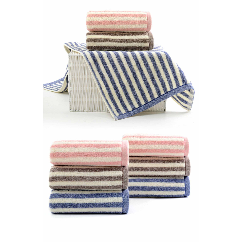 【超值3色可選】純棉家用成人毛巾 60x30cm｜柔軟吸水｜居家必備-細節圖4