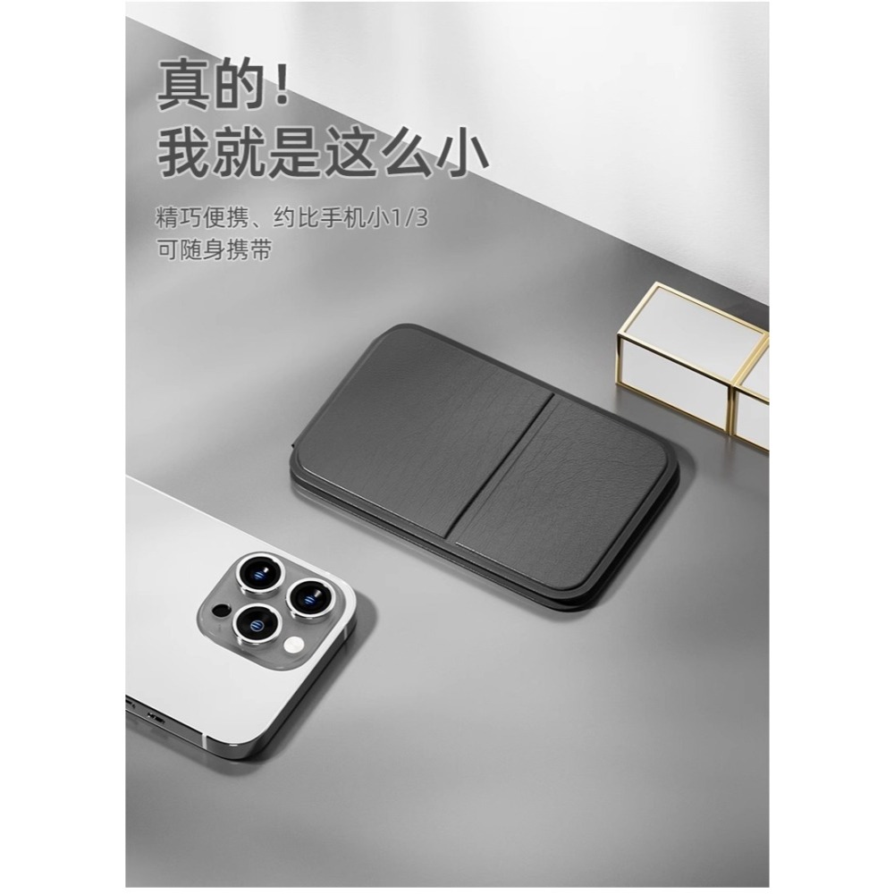 ✨4K高清迷你摺疊化妝鏡｜米白/粉色｜便攜小鏡子｜摺疊隨身鏡｜日系簡約風-細節圖3