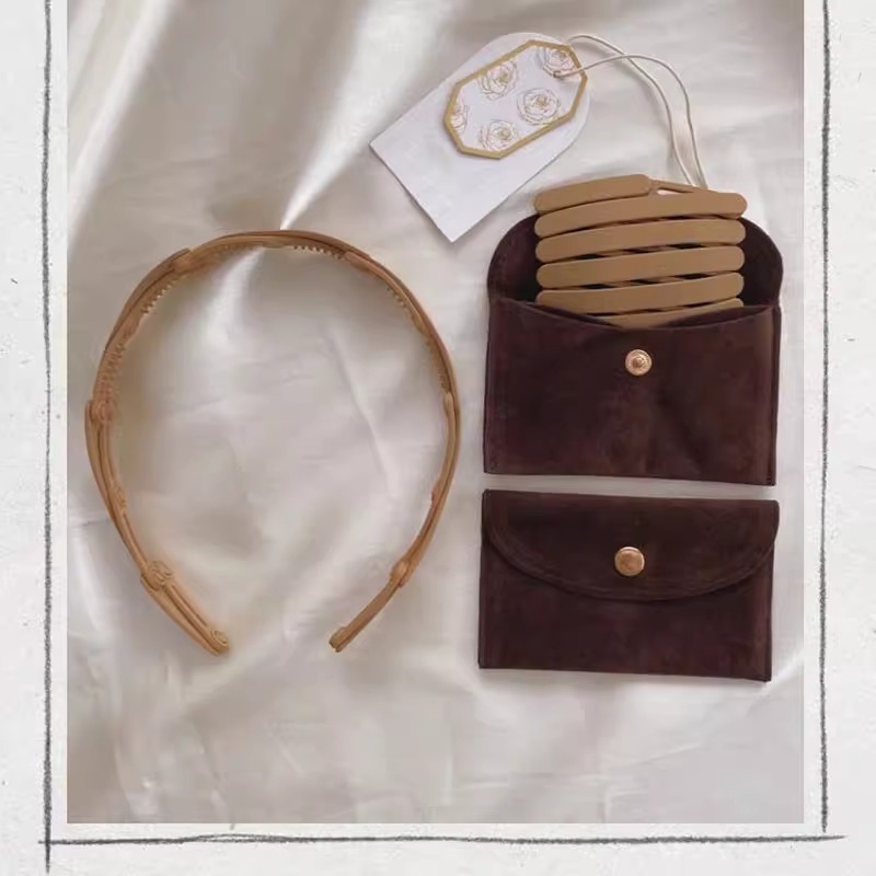 折疊便攜髮箍｜可伸縮防滑洗臉頭箍｜外出旅行必備｜壓髮固定碎髮神器｜三色可選-細節圖4