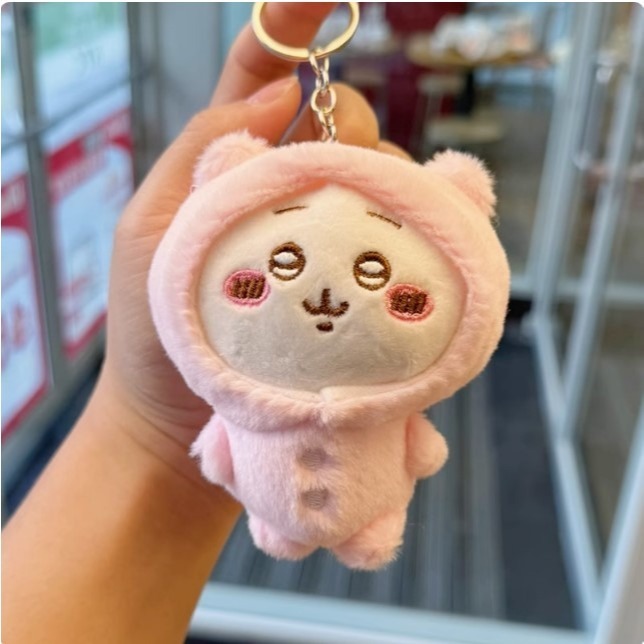 睡衣款吉伊卡哇掛件娃娃｜吉伊/小八/烏薩奇 絨毛吊飾｜可愛公仔鑰匙圈｜睡衣限定版包包掛飾玩偶-細節圖2