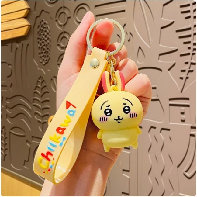 吉伊卡哇鑰匙圈吊飾｜烏薩奇/吉伊/小八卡通公仔｜包包掛飾｜可愛軟萌掛件｜動漫角色鑰匙扣玩偶-規格圖4